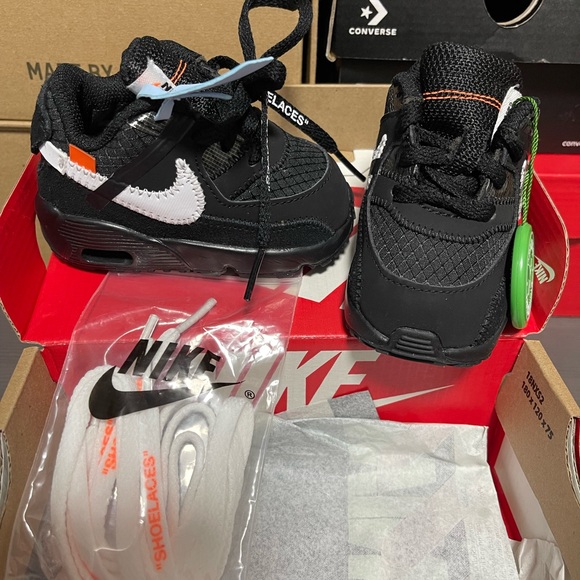 OFF-WHITE Nike Air Max 90 (TD) 3c - Picture 4 of 7